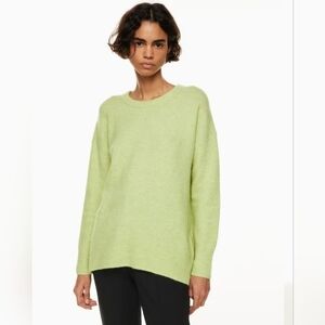 ARITZIA THE GROUP BABATON Size Medium Palm Green Oversized Women's Wool Blend